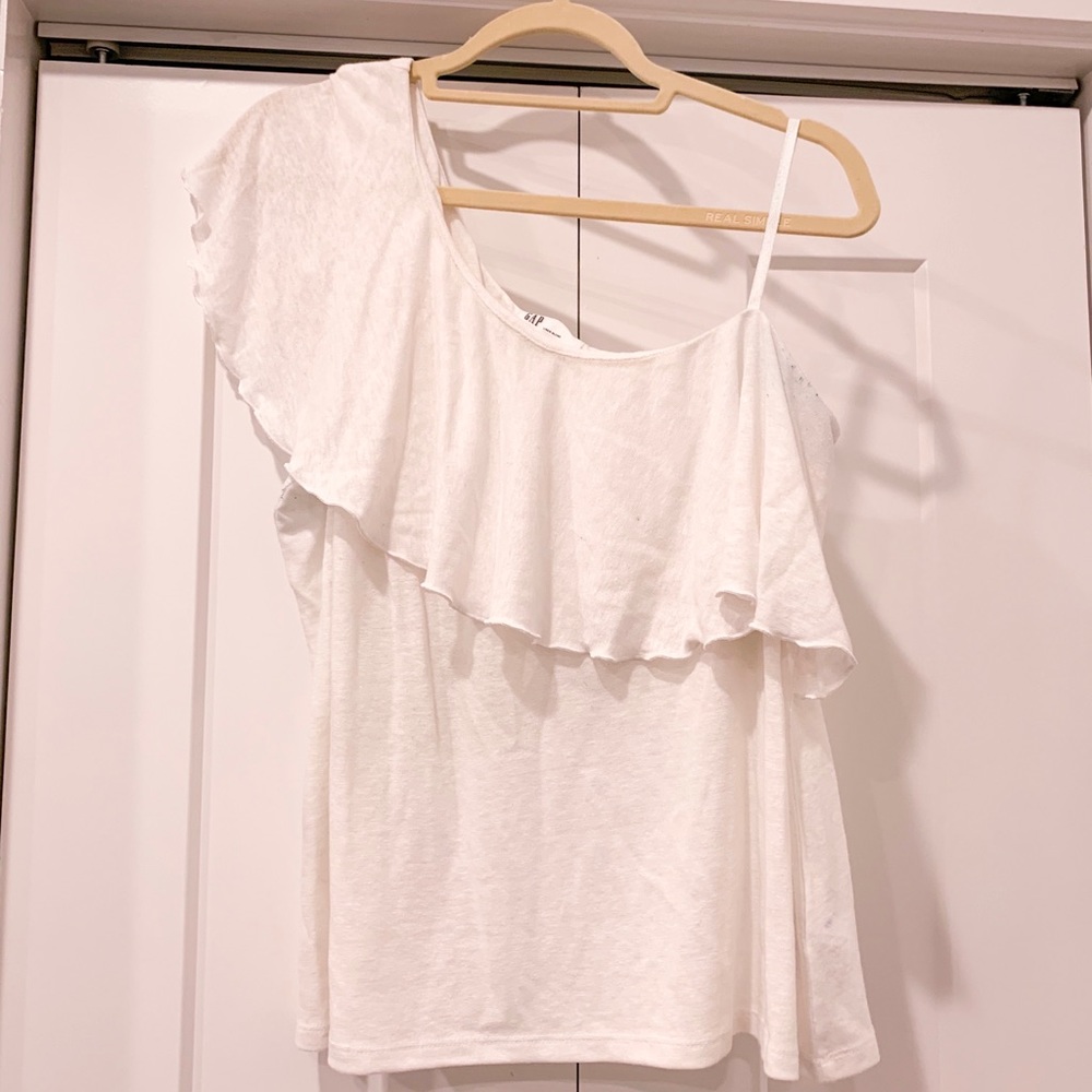 Gap Ruffled Off-the-Shoulder Top